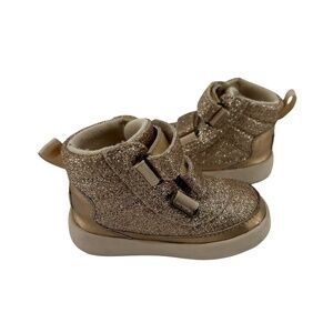 UGG Gold Pritchard Sparkles Boots Size 2/3 Toddler Girl’s